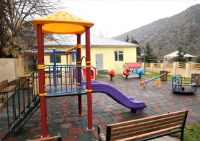 მცხეთის მუნიციპალიტეტის N6 საბავშვო ბაღში სარეაბილიტაციო სამუშაოები მიმდინარეობს